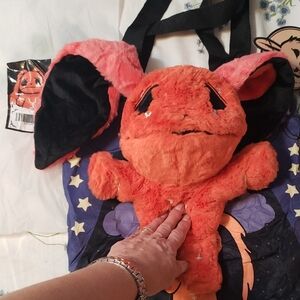Plushie Dreadful Orange Anxiety Rabbit Puppet